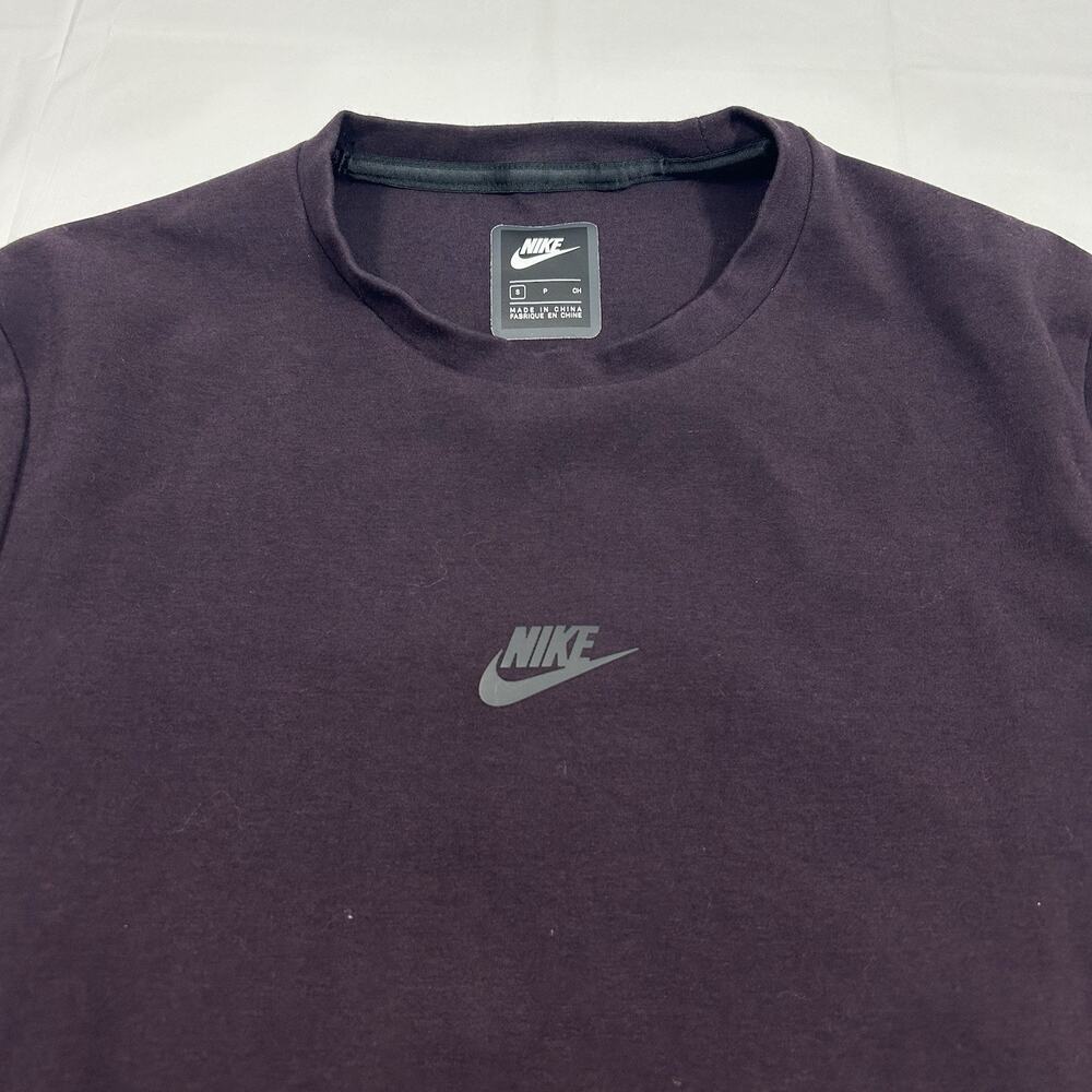Mens Nike Sportswear Tech Pack Crew Long Sleeve Purple Plum Athletic Gym Sz S - Picture 4 of 11